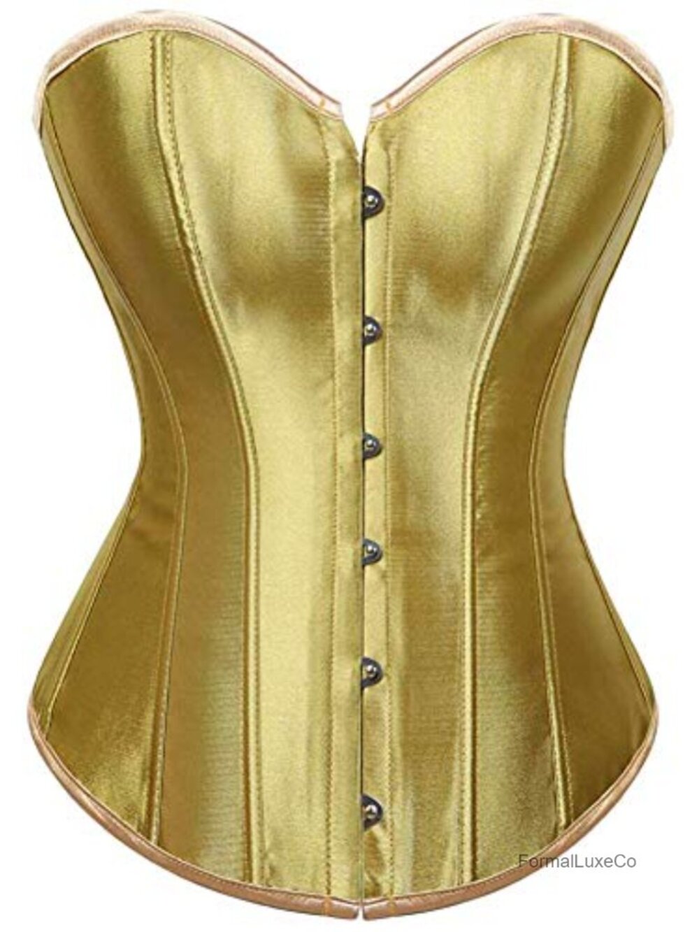 Women's Overbust Corset Lace Up Boned Waist Cincher Push Up Bustier